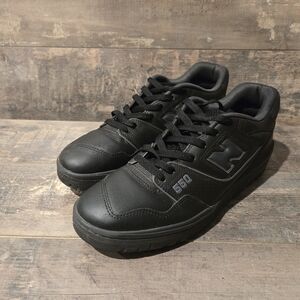 New Balance 550 Triple Black Low Top Sneakers Men ● US 11